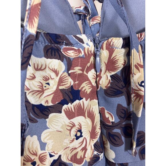 Romeo and Juliet Couture Purple Floral Maxi Dress Women's Medium - Picture 4 of 7